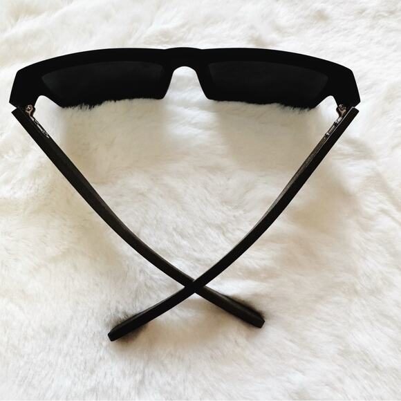 Jensen Black & Black Wood Sunglasses - Picture 9 of 10